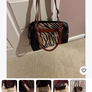 Italy Vachet ta new with tag zebra pattern leather  strap original price$ 1130